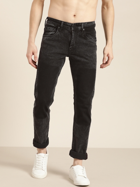 

Moda Rapido Men Black Slim Fit Mid-Rise Clean Look Stretchable Jeans