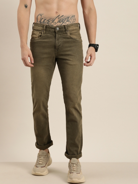 

Moda Rapido Men Brown Regular Fit Mid-Rise Clean Look Jeans