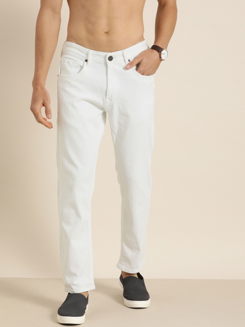 

Moda Rapido Men White Slim Fit Mid-Rise Clean Look Stretchable Jeans