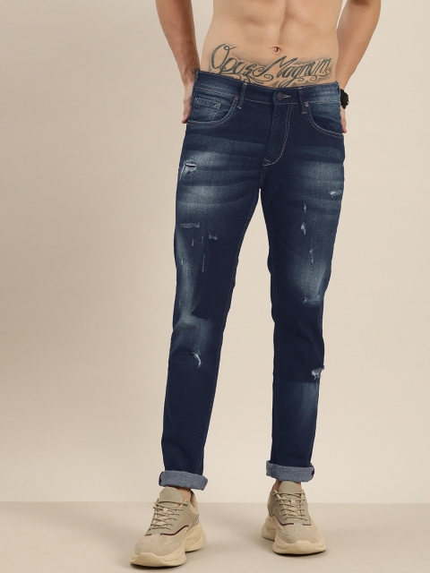 

Moda Rapido Men Blue Regular Fit Mid-Rise Mildly Distressed Jeans