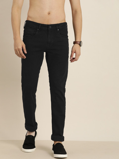 

Moda Rapido Men Black Slim Fit Mid-Rise Clean Look Jeans