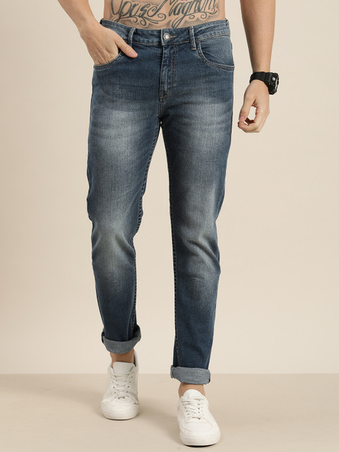 

Moda Rapido Men Blue Regular Fit Mid-Rise Clean Look Jeans