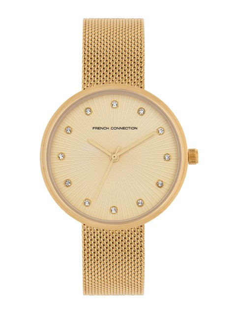 

French Connection Women Gold-Toned Analogue Watch FCN0009B