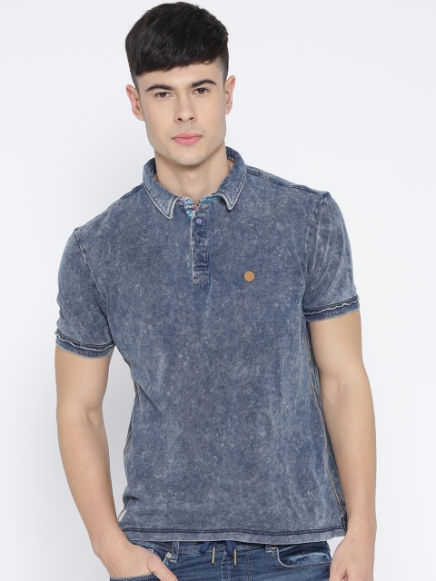 

Numero Uno Blue Washed Polo T-shirt