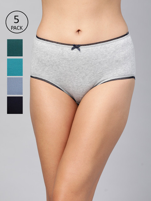 

Marks & Spencer Women Pack Of 5 Hipster Briefs T614073X, Grey