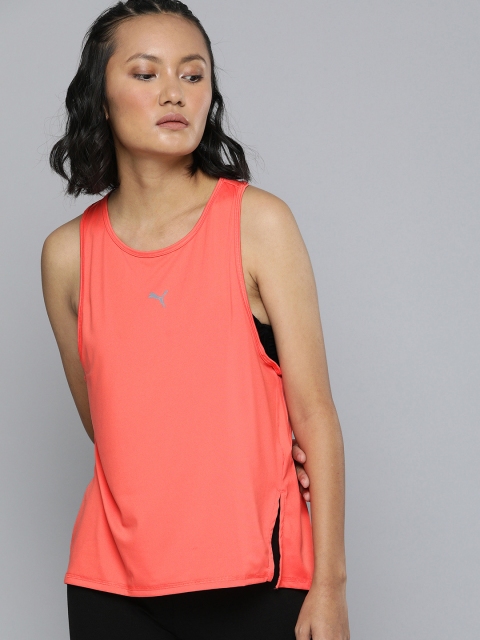 

Puma Peach-Coloured Solid RUN COOLadapt DryCell Tank Top