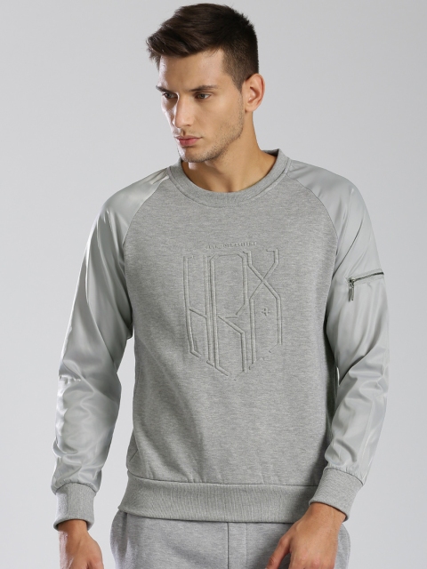 

HRX by Hrithik Roshan Grey Sweatshirt