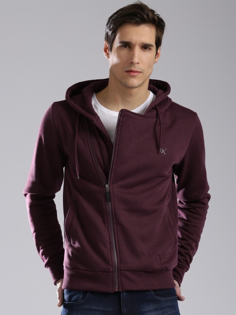 

HRX by Hrithik Roshan Maroon Hooded Jacket