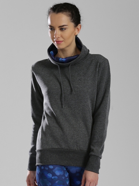 

HRX by Hrithik Roshan Charcoal Grey Sweatshirt