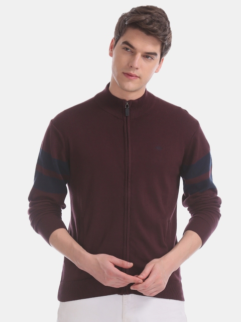 

Arrow Sport Men Brown Solid Sweatshirt