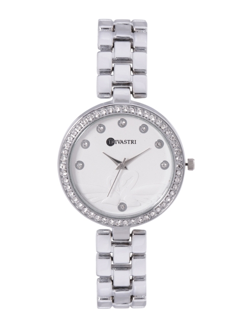 

DIVASTRI Women Silver-Toned Analogue Watch DIVA140