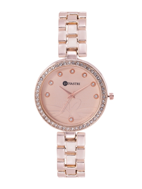 

DIVASTRI Women Rose Gold-Toned Analogue Watch DIVA141