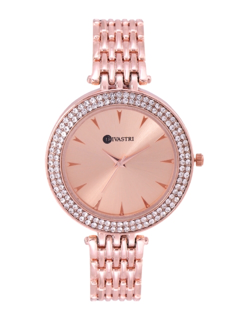 

DIVASTRI Women Rose Gold-Toned Analogue Watch DIVA107