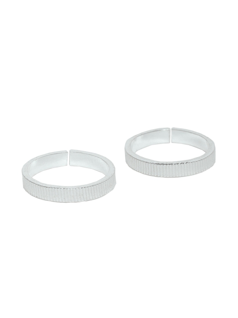 

ZAYN Women 92.5 Sterling Silver Set of 2 Handcrafted Toe Rings