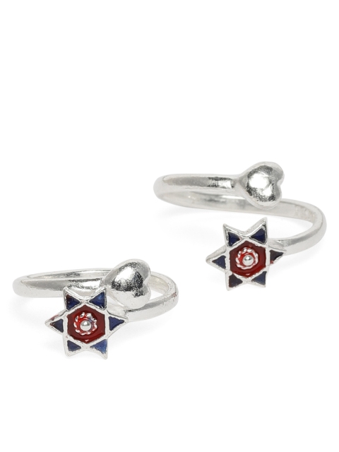 

ZAYN Set of 2 92.5 Sterling Silver Handcrafted Toe Rings