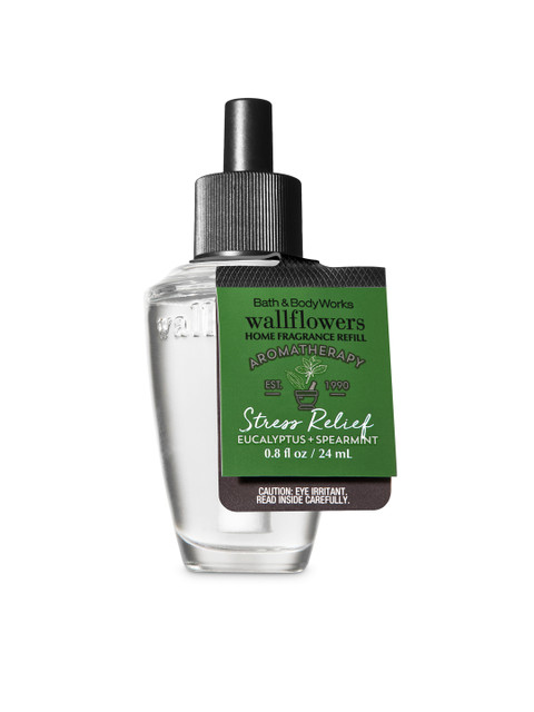 

Bath & Body Works Eucalyptus Spearmint Wallflowers Fragrance Refill- 24 ml, Transparent