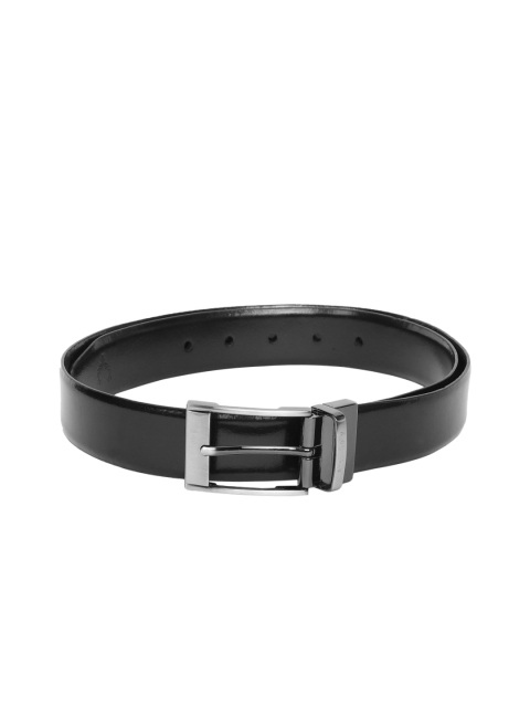 

Allen Solly Men Black Solid Leather Belt