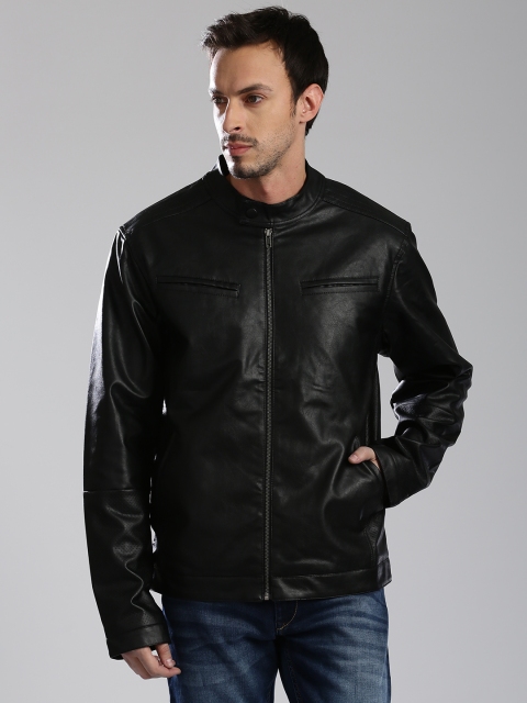 

HRX by Hrithik Roshan Black Biker Jacket