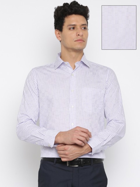 

Arrow Men White Checked Casual Shirt