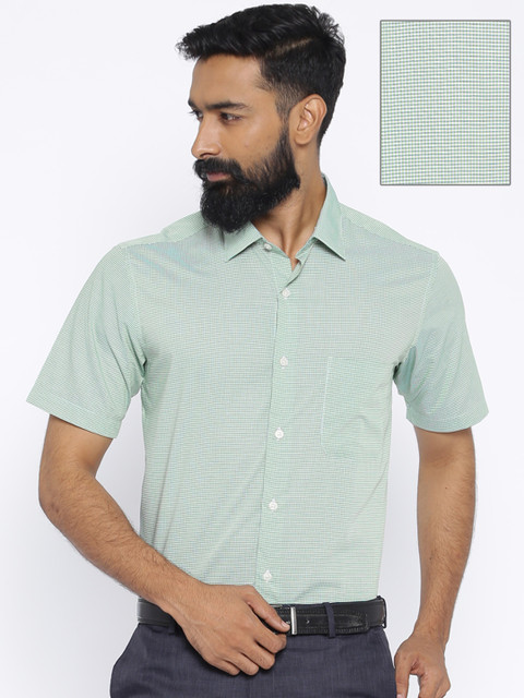 

Arrow Green Checked Formal Shirt