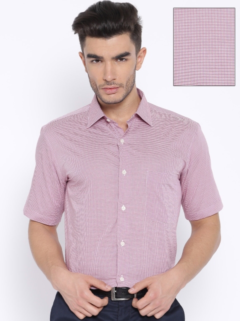 

Arrow Pink & White Checked Formal Shirt