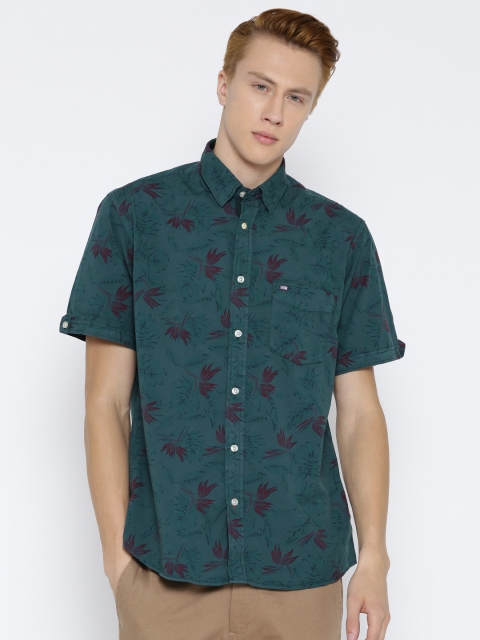 

Arrow Sport Green Floral Print Casual Shirt