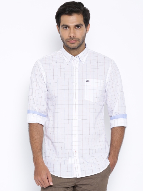 

Arrow Sport White Checked Slim Casual Shirt