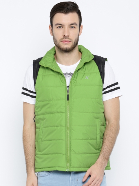 

HRX by Hrithik Roshan Green Padded Sleeveless Jacket