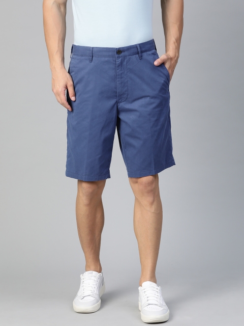 

Marks & Spencer Men Blue Solid Regular Fit Chino Shorts