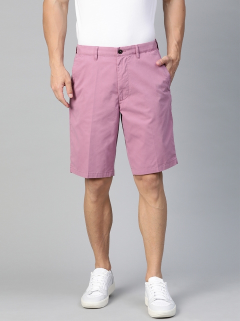 

Marks & Spencer Men Purple Solid Regular Fit Chino Shorts, Mauve