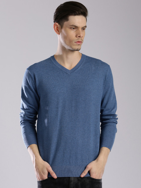 

HRX by Hrithik Roshan Men Blue Sweater