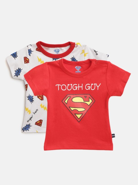 

Moms Love Infant Boys Pack of 2 Assorted Pure Cotton T-shirts