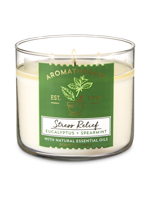 

Bath & Body Works Eucalyptus Spearmint 3-Wick Scented Candle 411g, Green