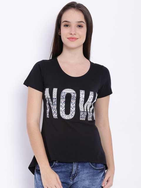 

Riot Black Printed Top