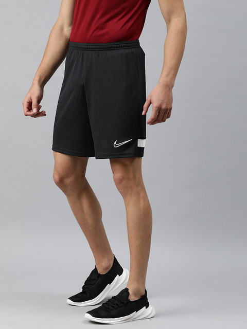 

Nike Men Black Solid Standard Fit DF ACD21 SHORT K Sports Shorts