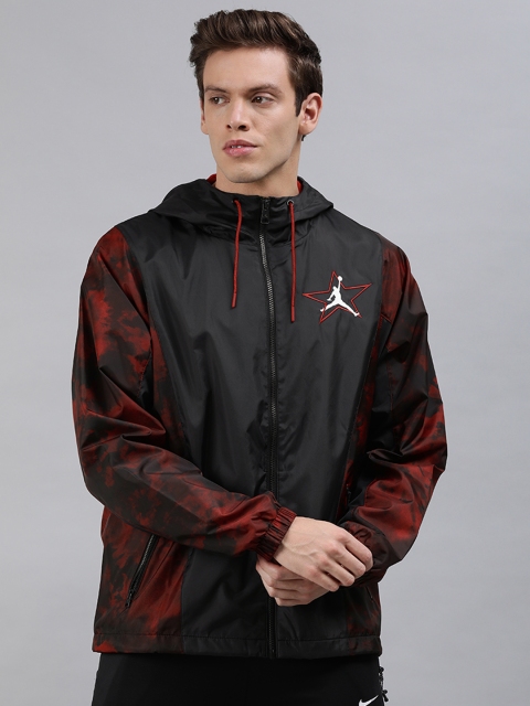 

Nike Jordan Men Black Printed Sporty Jacket