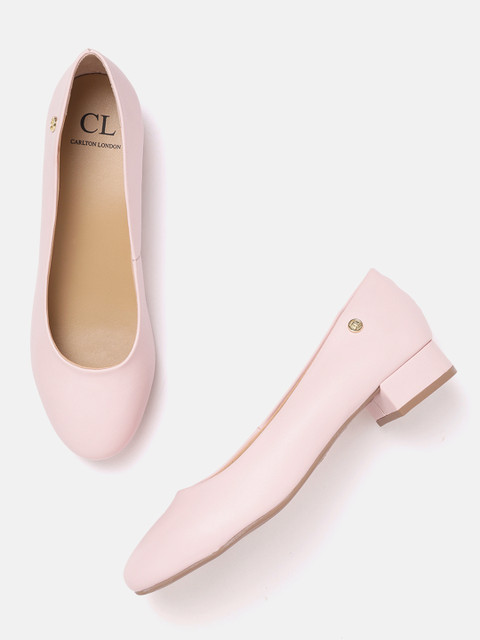 

Carlton London Women Pink Solid Ballerinas