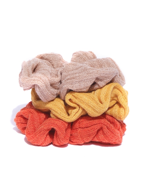 

Blueberry Women Set of 3 Scrunchies, Orange