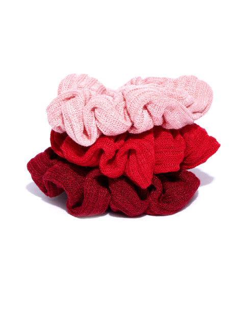 

Blueberry Women Set of 3 Scrunchies, Red