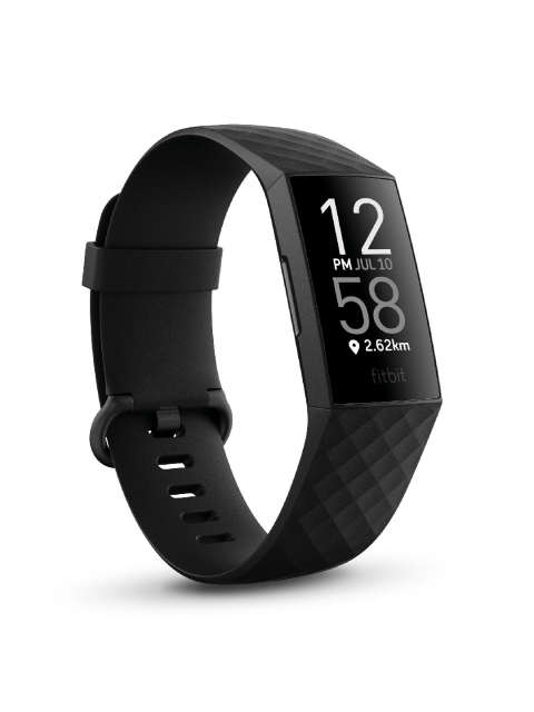 

Fitbit Unisex Black Charge 4 Smart Watch FB417BKBK