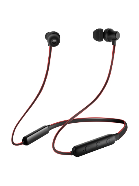 

pTron Black & Red InTunes Lite Magnetic In-Ear Stereo Sound Wireless Headphones