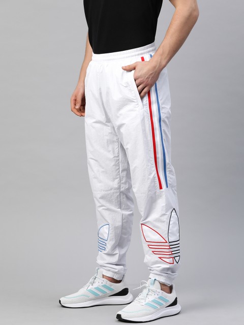 

ADIDAS Originals Men Off-White Tricol Solid Joggers