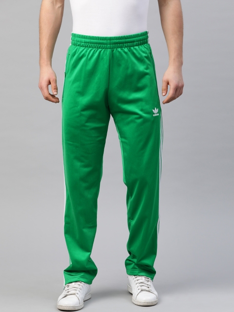 

ADIDAS Originals Men Green Firebird Solid Track Pants