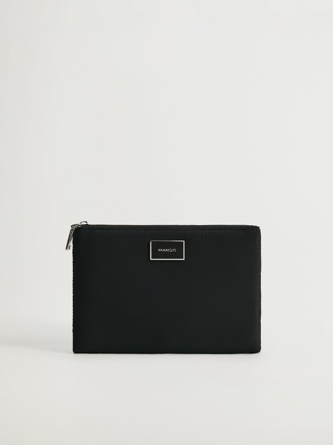 

MANGO Women Black Solid Sustainable Cosmetic Pouch