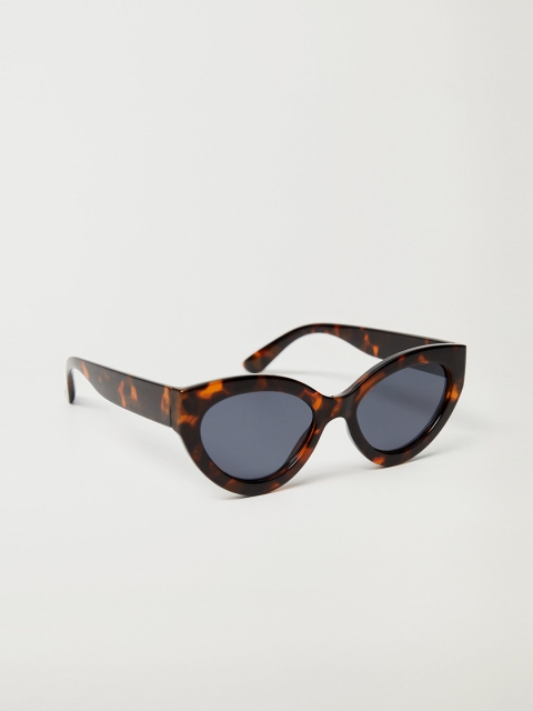 

MANGO Women Oval Sunglasses with UV Protected Lens, Grey