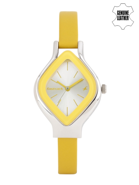 

Fastrack Women Silver-Toned Dial Watch NG6109SL01C