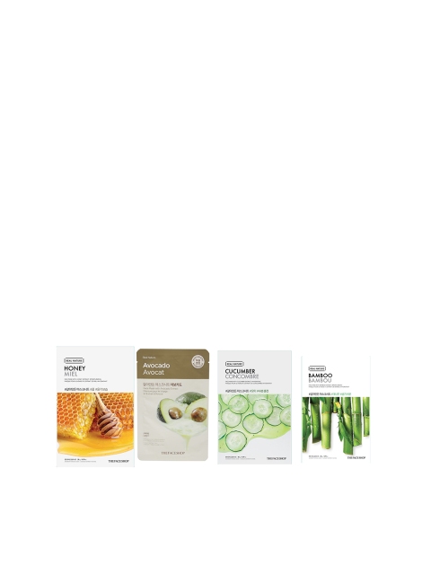 

The Face Shop Set of 4 Face Masks, White
