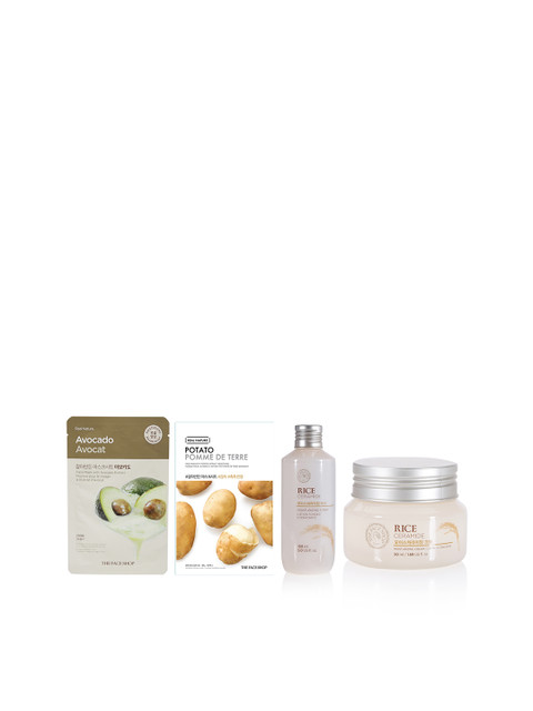 

The Face Shop Unisex Skin Care Gift Set, Beige