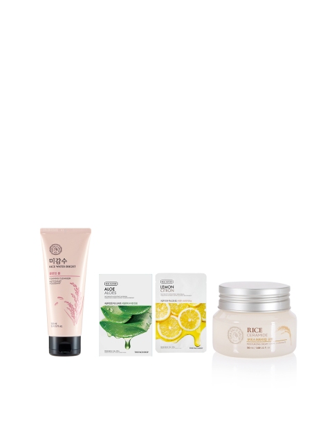 

The Face Shop Unisex Skin Care Gift Set, Beige