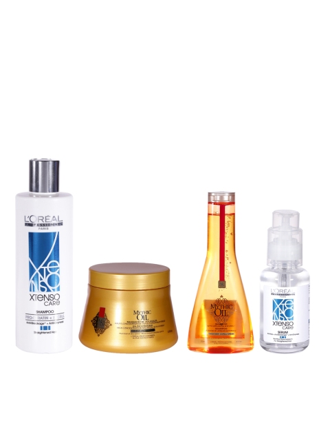 

LOreal Professionnel Unisex Set of Hair Masque, Serum & Shampoos, Gold